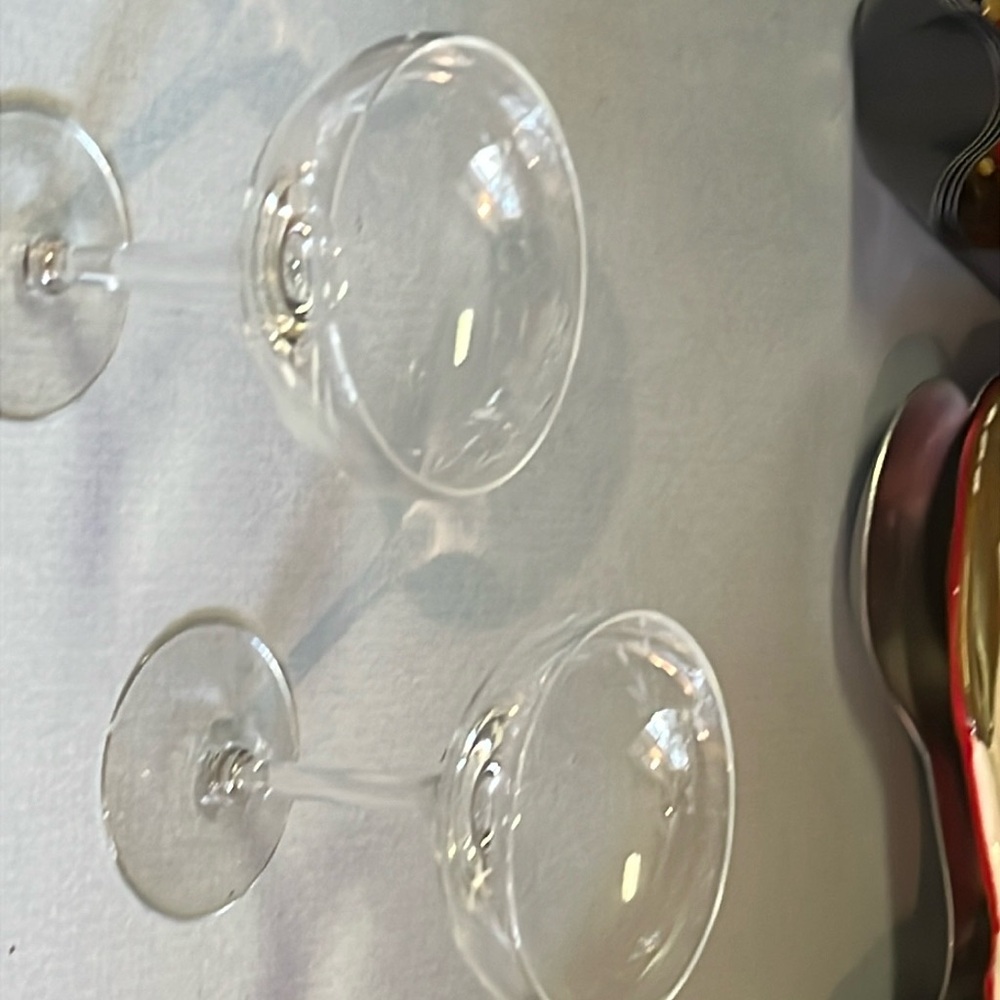 Princess house crystal 4 glasses